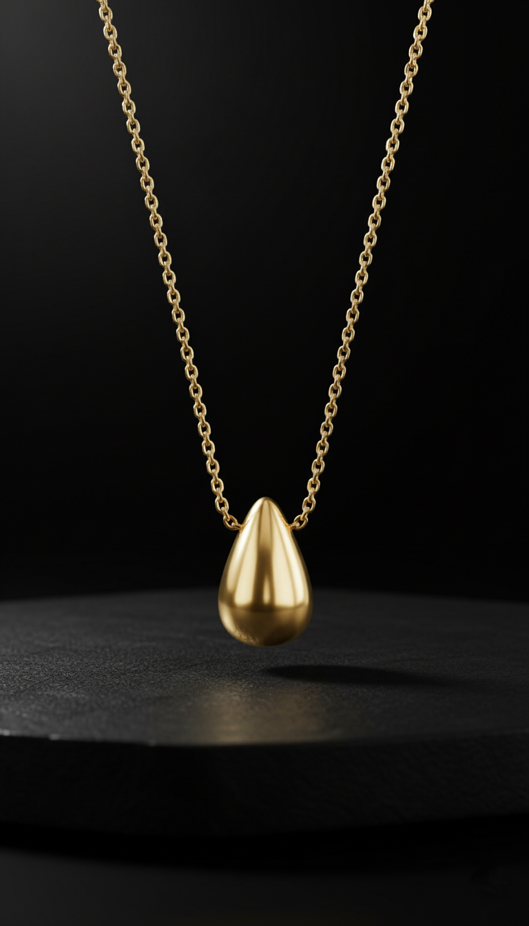 Silent Drop Necklace