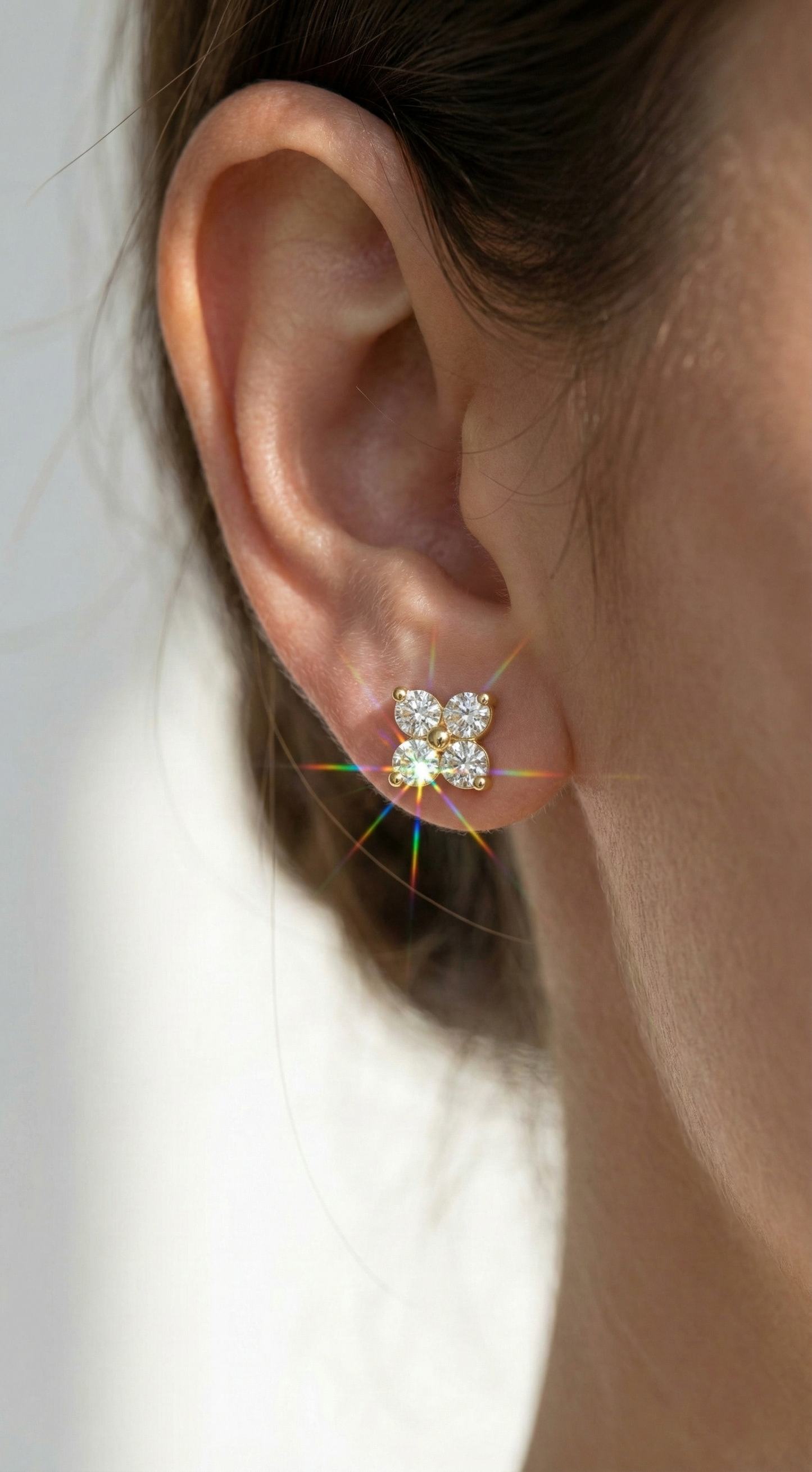 Celestial Clover Earrings