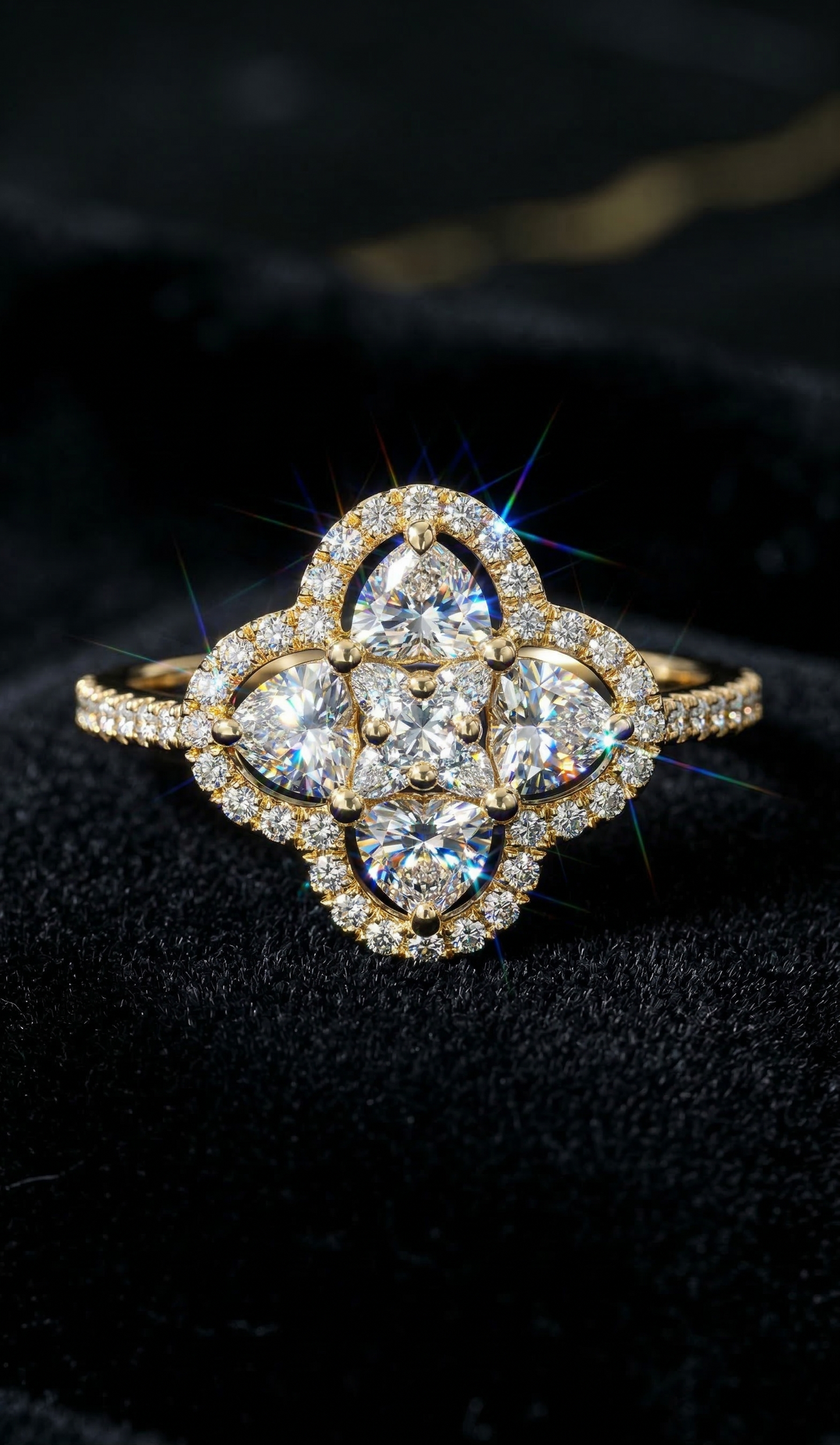 Clover Elegance Ring