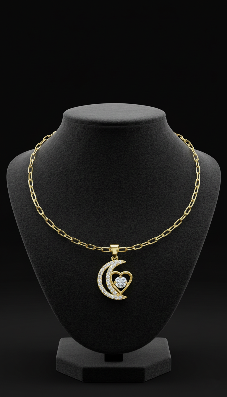 Lunar Heartbeat Necklace