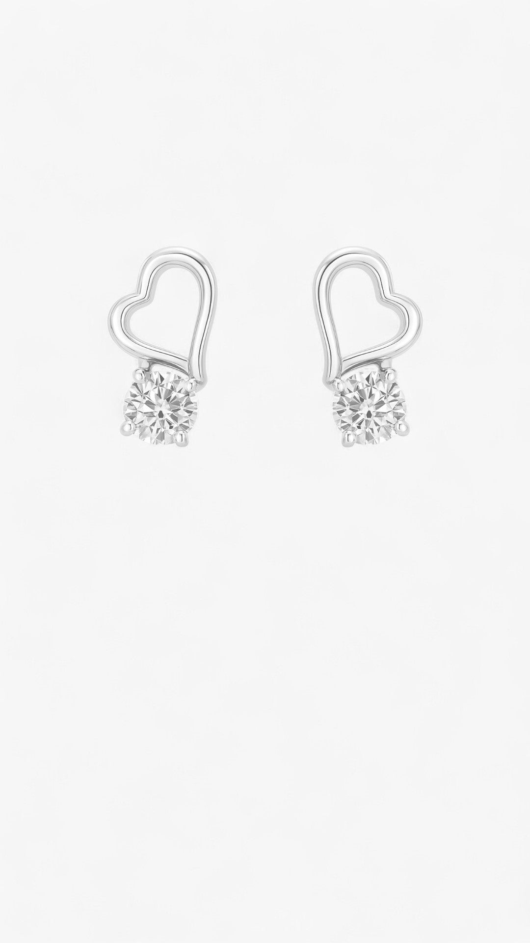 Gleaming Heartbeat Earrings