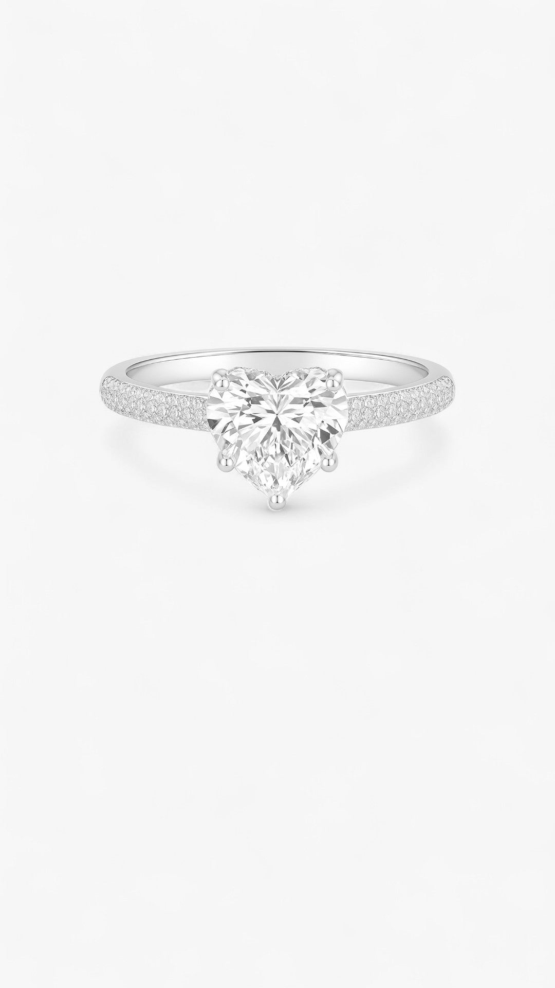 Anillo de encanto del corazón