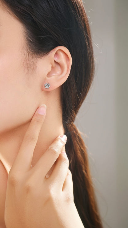 Precious Paw Prints Earrings