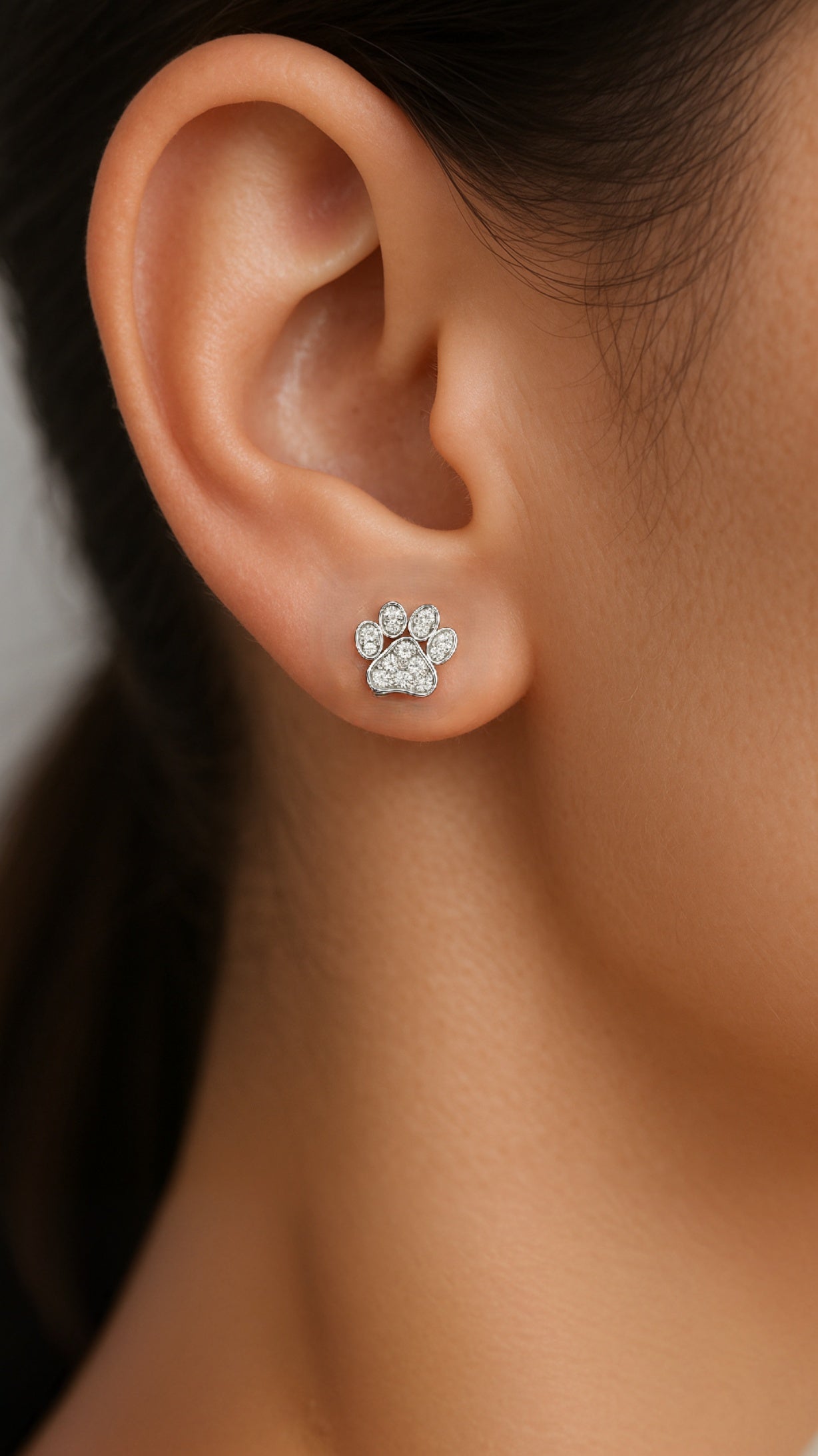 Precious Paw Prints Earrings