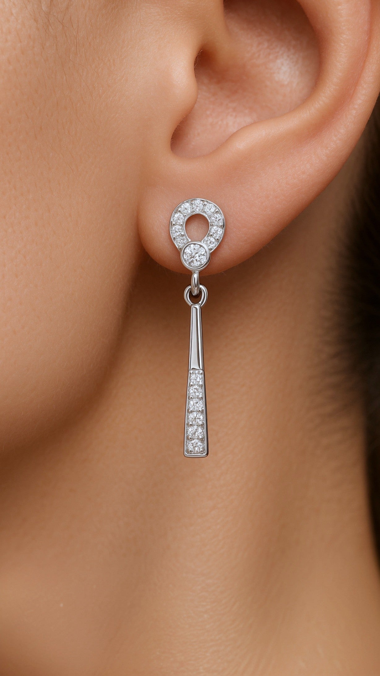 Delicate Dahlia Earrings