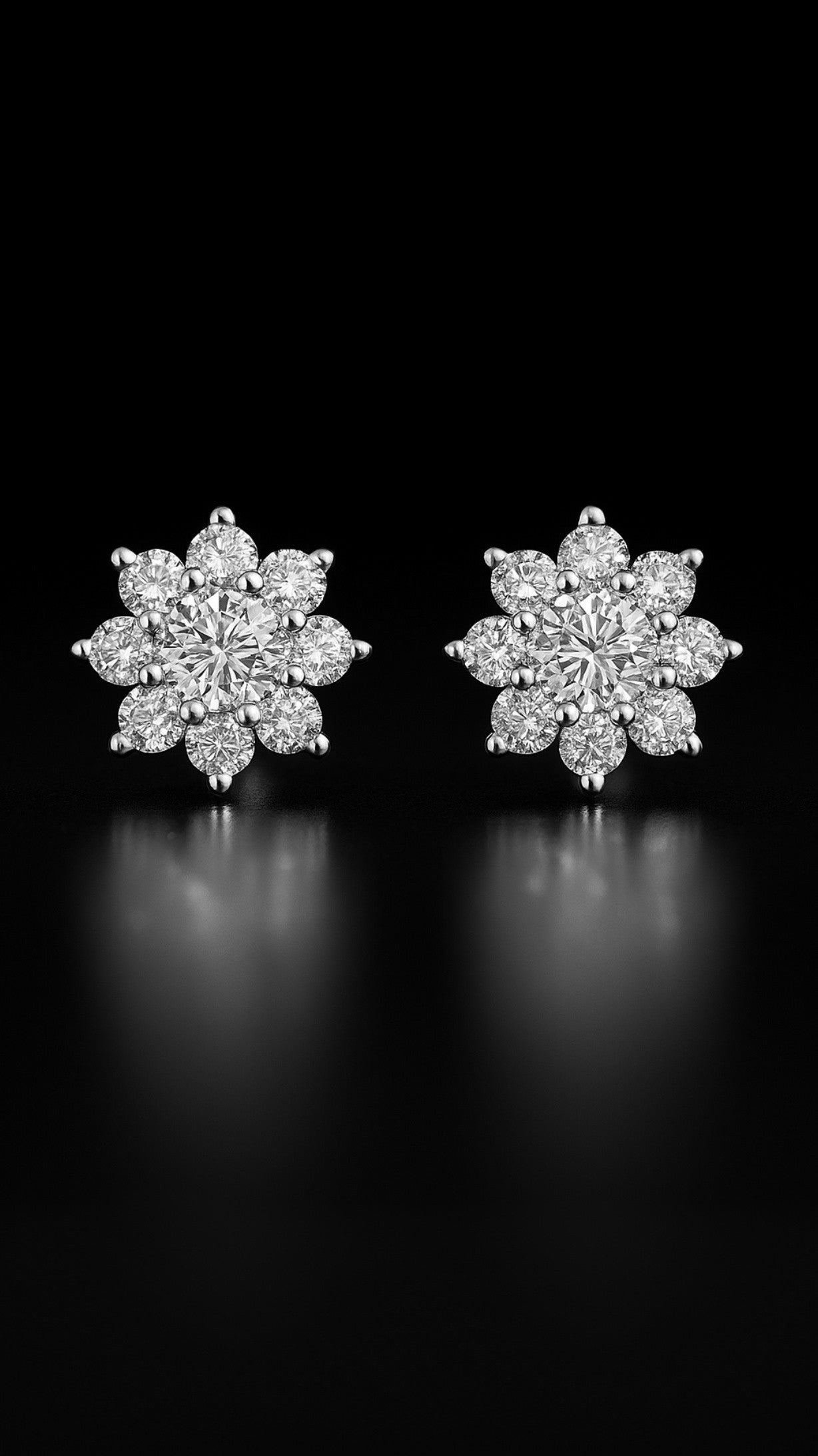 Orecchini Glamour Ghiacciati