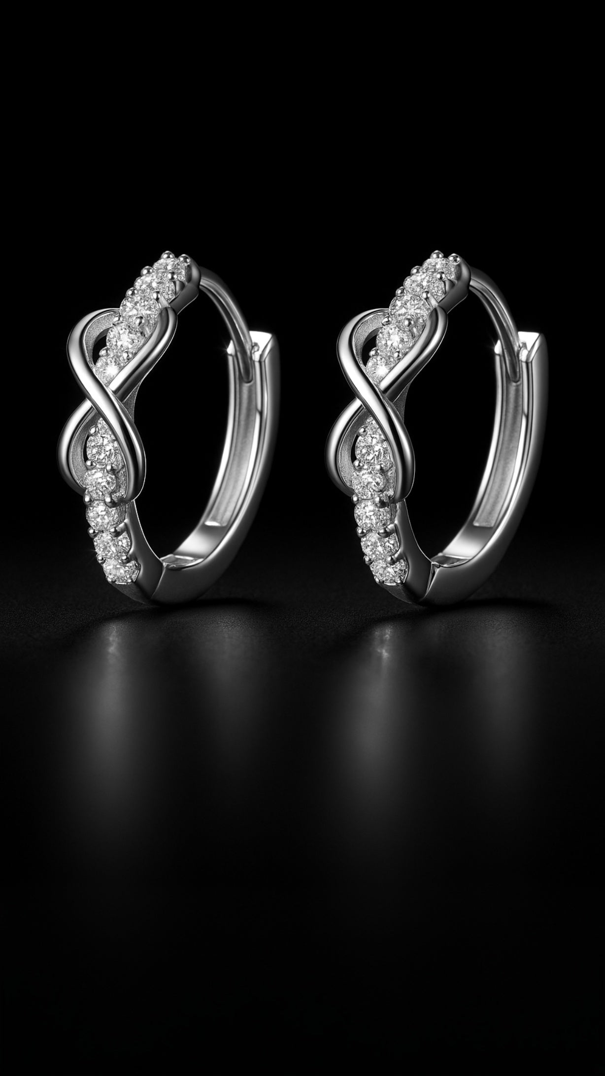 Radiant Infinity Earrings