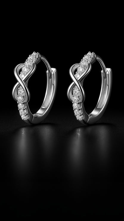 Radiant Infinity Earrings