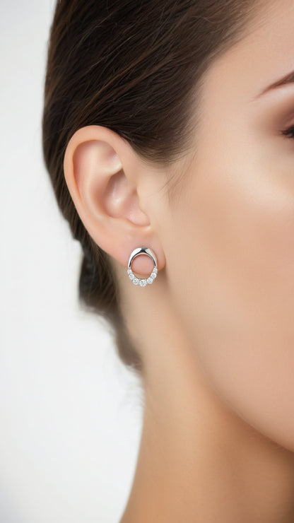 Celestial Crescent Earrings