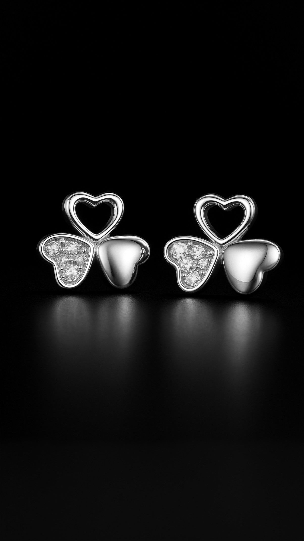 Trinity of Love Earrings