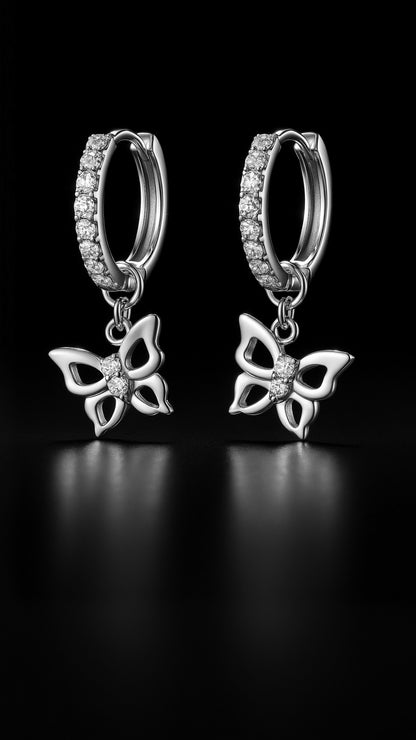 優雅なフライトイヤリング