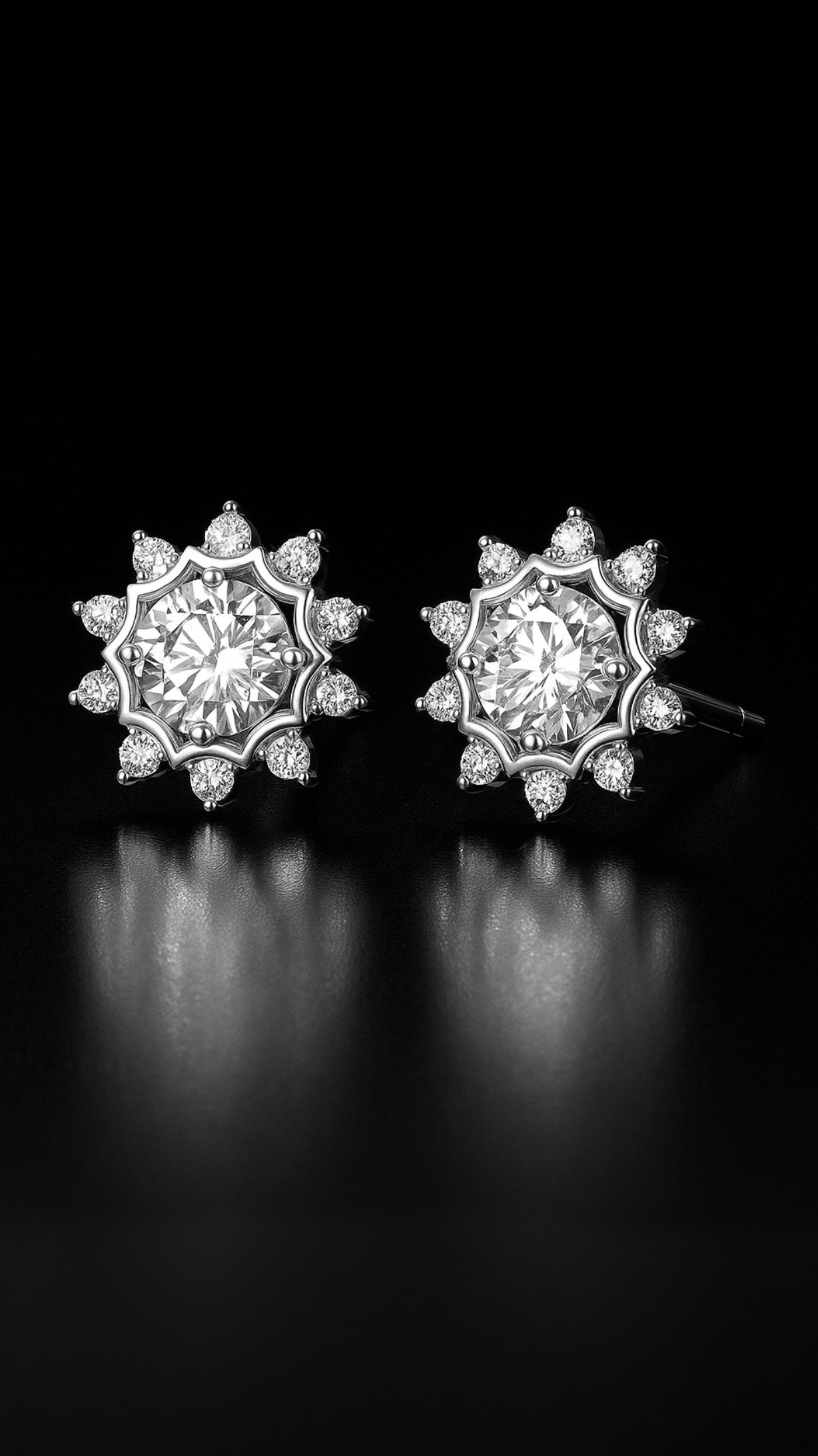Frosted Elegance Earrings