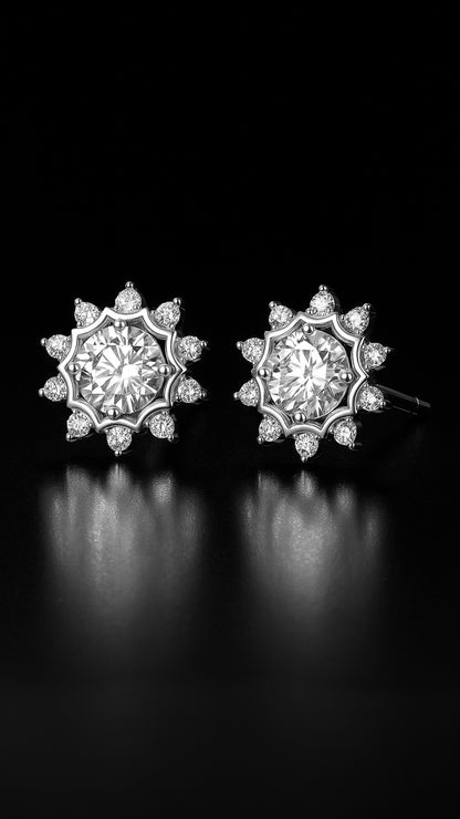 Frosted Elegance Earrings