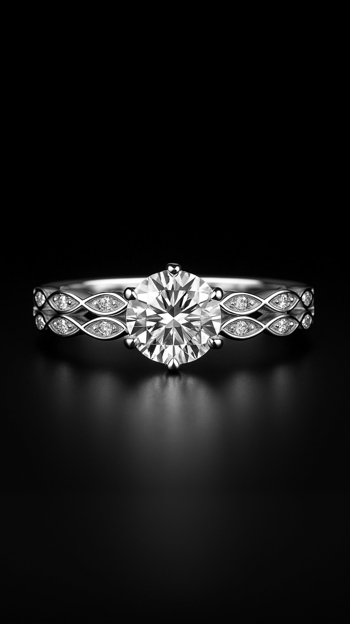 Celestial Solitaire Ring