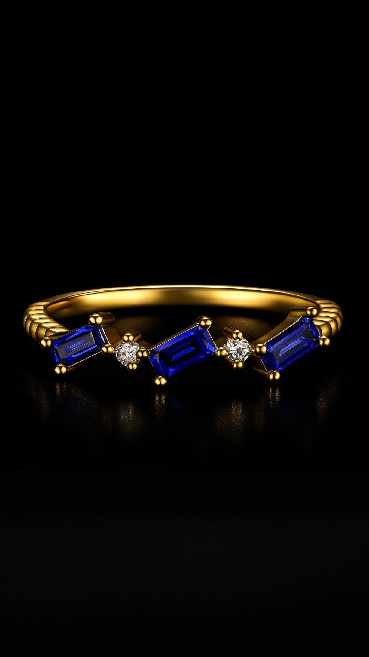 Gyllene Skymning Ring