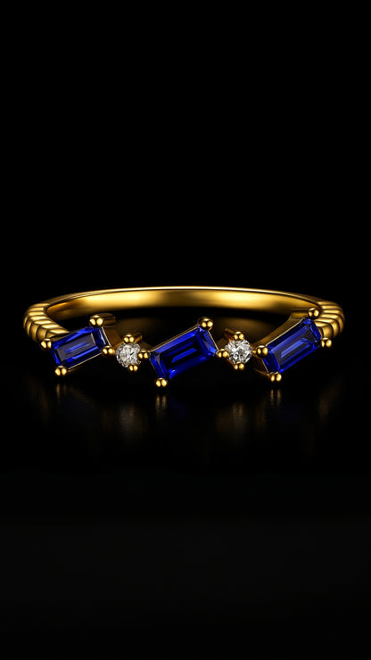 Gyllene Skymning Ring