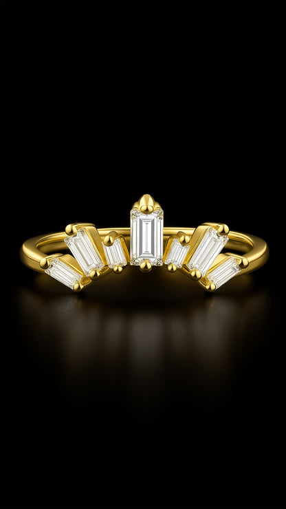 Storslagna Ädelstenar Ring