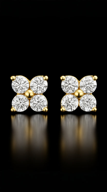 Celestial Clover Earrings