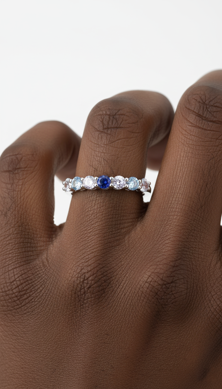 Ocean Blue Opulence Ring