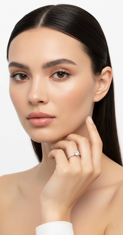 Glittrande Juvelring