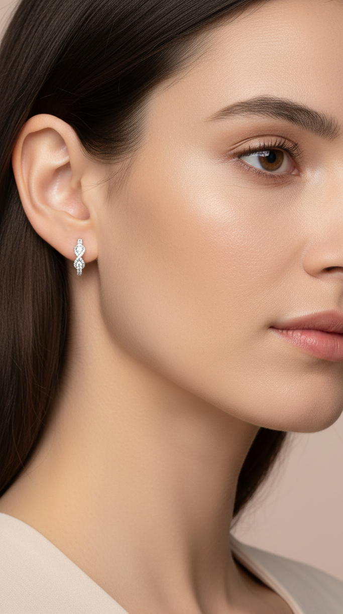 Radiant Infinity Earrings