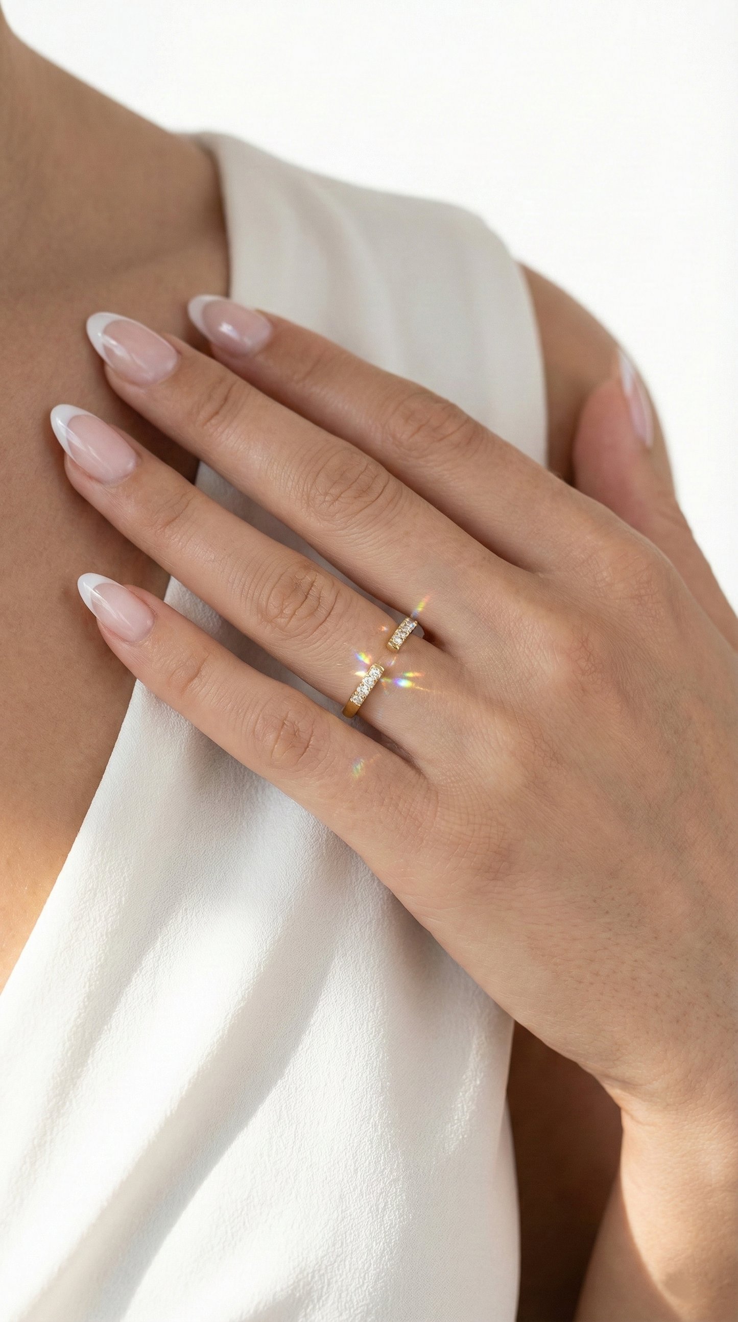 Refined Sparkle Ring