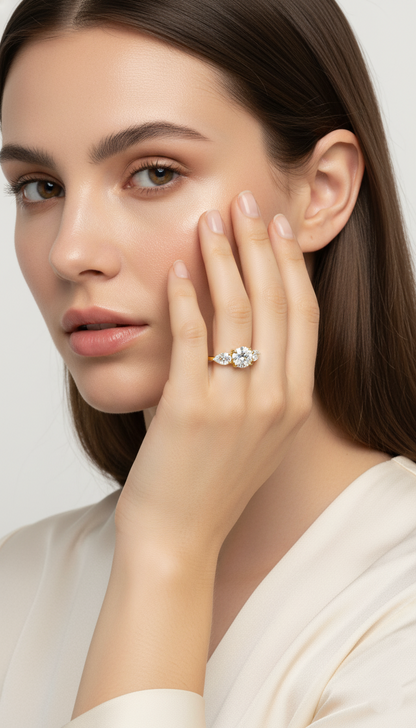 Celestial Comet Ring