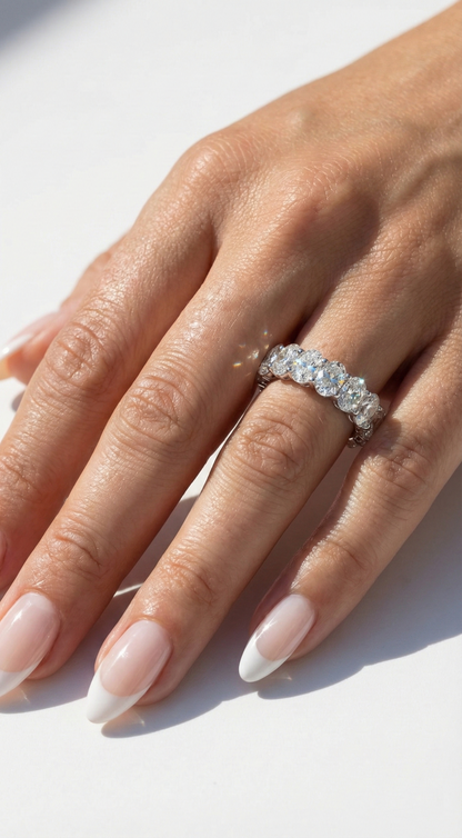 Moonstone Orbit Ring