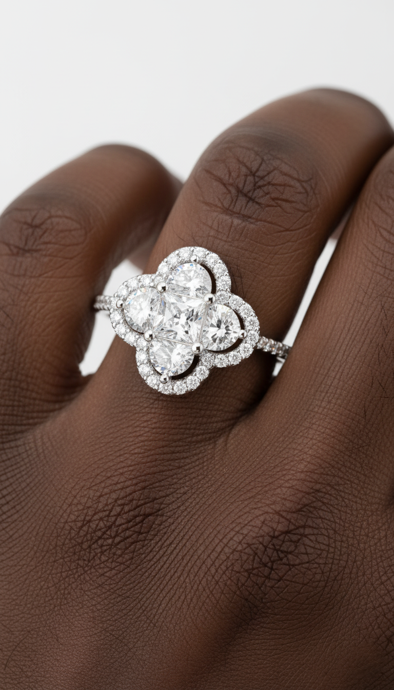 Clover Elegance Ring