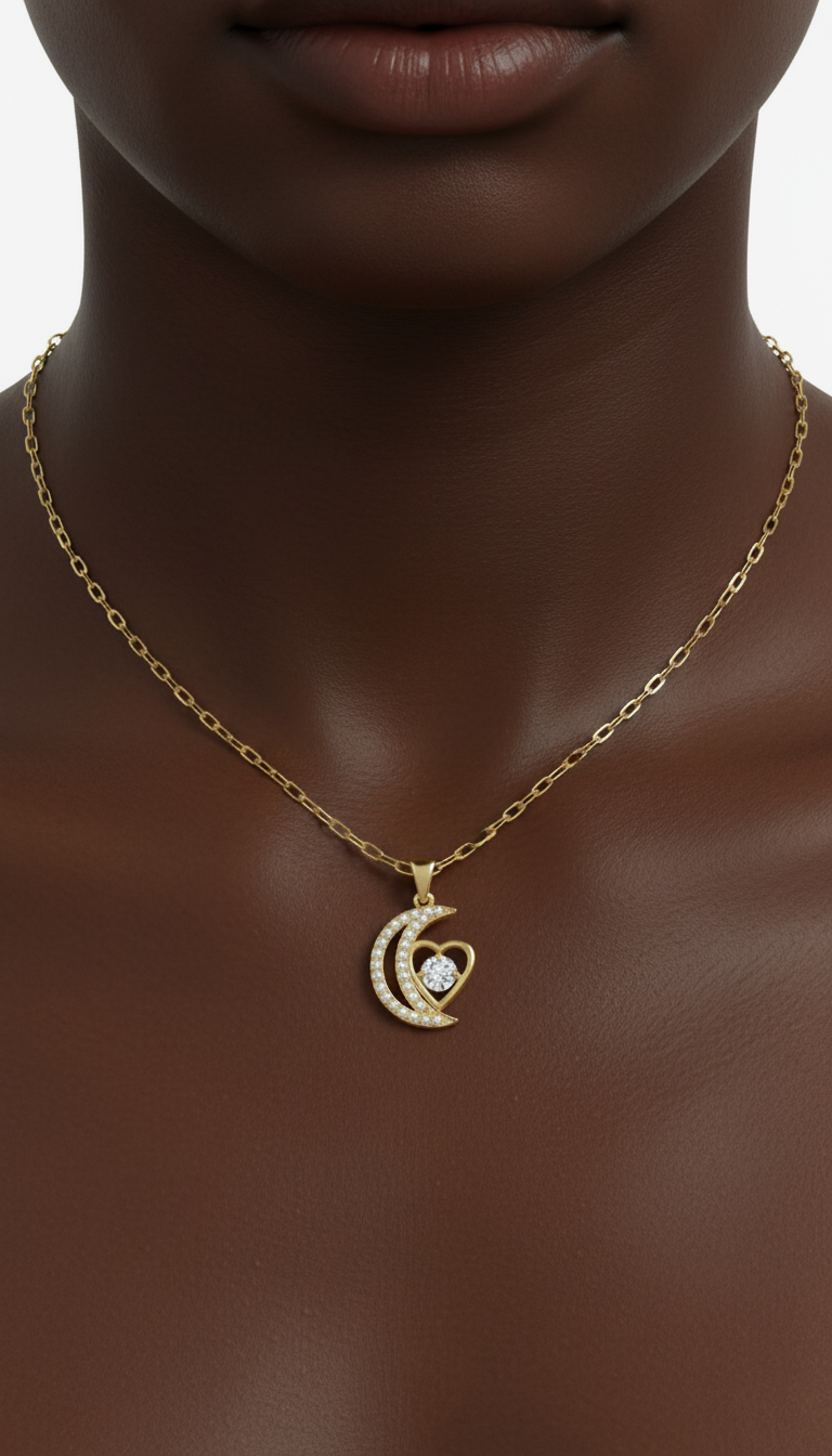 Lunar Heartbeat Necklace