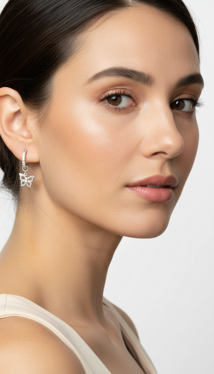 優雅なフライトイヤリング