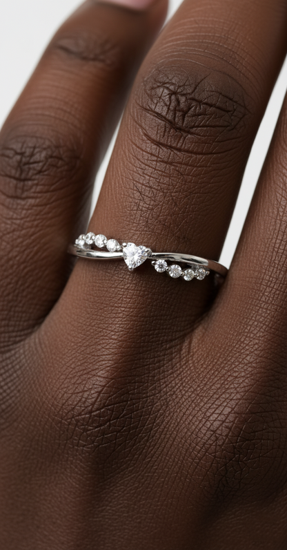 Glittrande Crush Ring