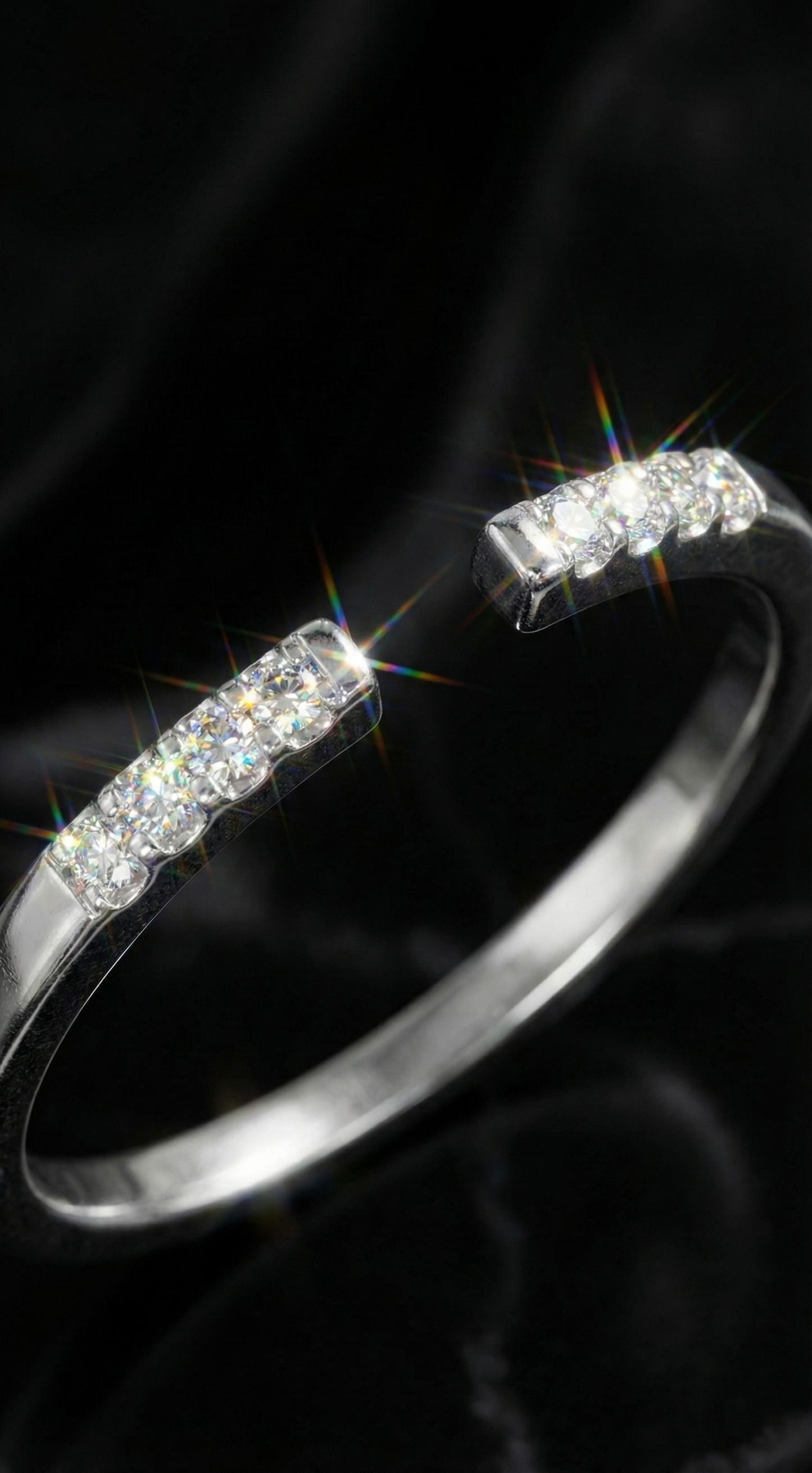 Refined Sparkle Ring