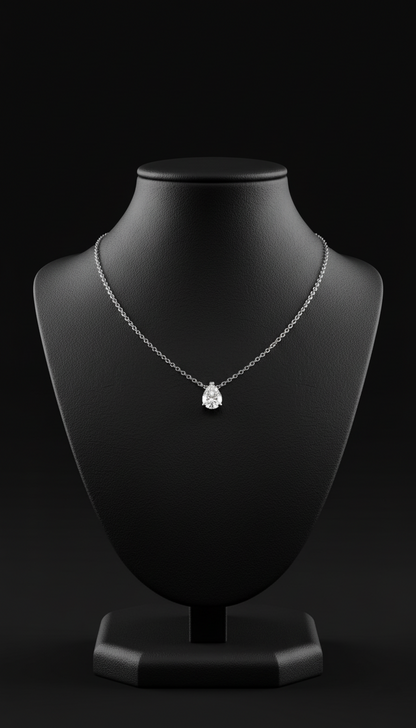 Moonlit Teardrop Necklace