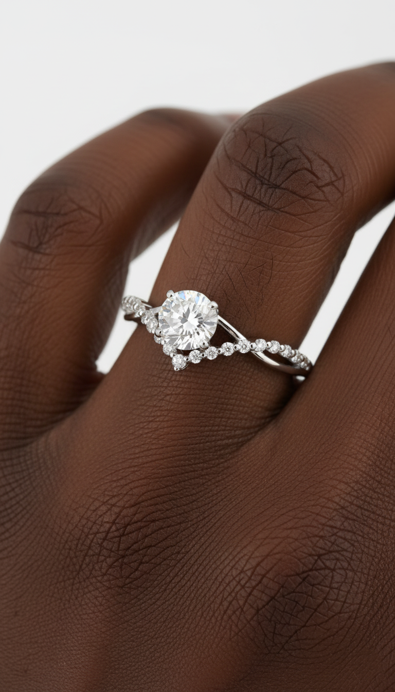 明るく光るリング