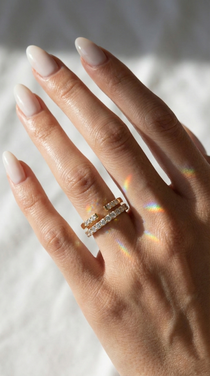 Refined Sparkle Ring