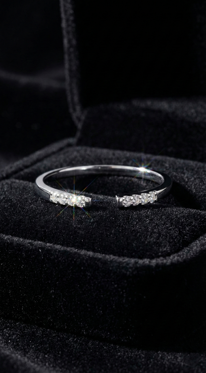 Refined Sparkle Ring