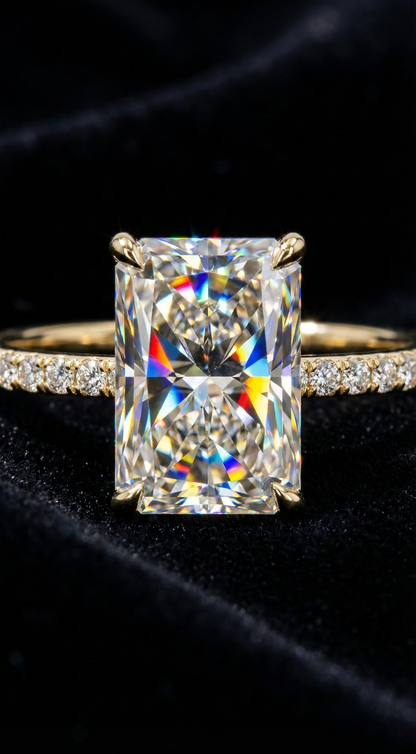 Glimmering Galaxy Ring