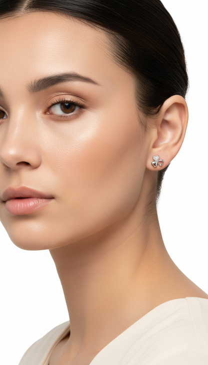 Trinity of Love Earrings