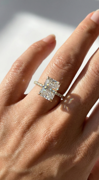 Glimmering Galaxy Ring