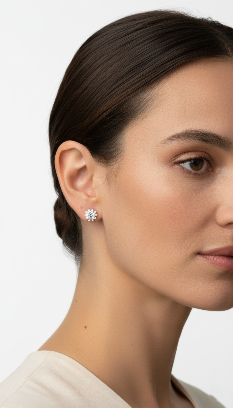 Frosted Elegance Earrings