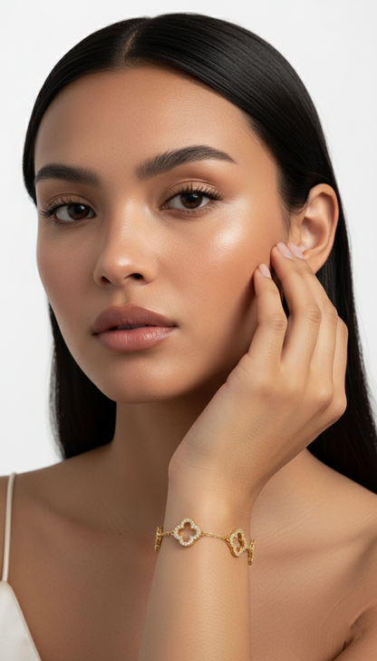 Celestial Clover Bracelet