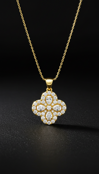 Cosmic Clover Necklace