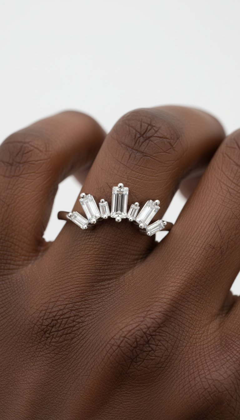 Storslagna Ädelstenar Ring