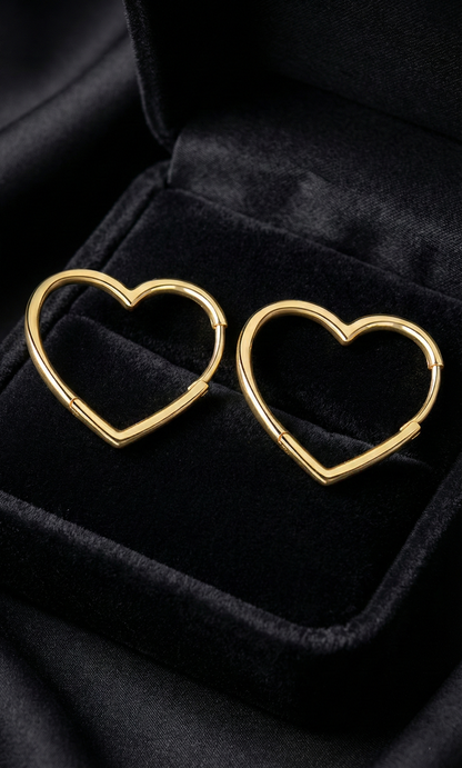 Devotion Heart Earrings