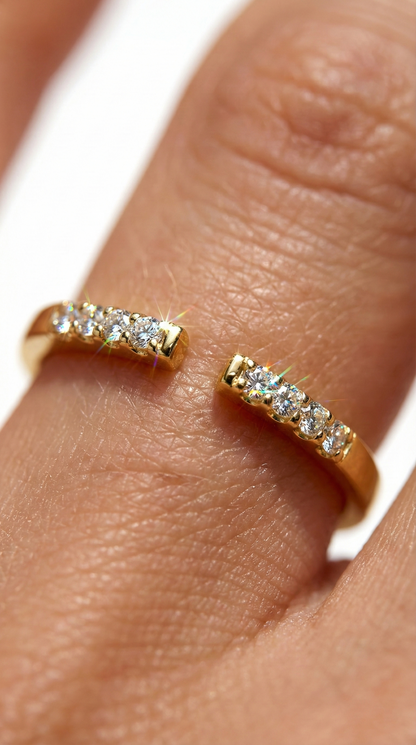 Refined Sparkle Ring