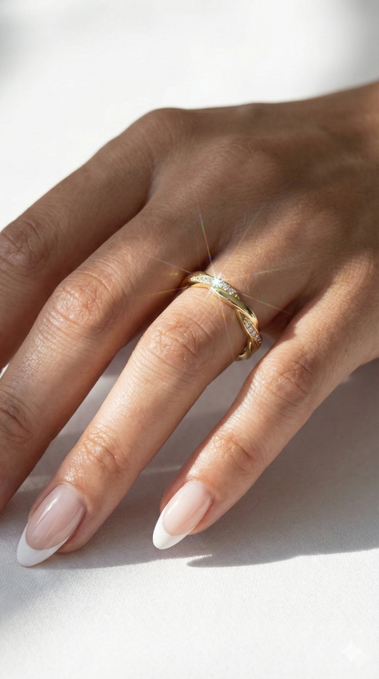 Celestial Swirl Ring