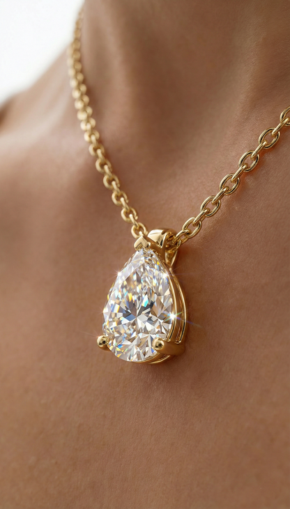 Moonlit Teardrop Necklace