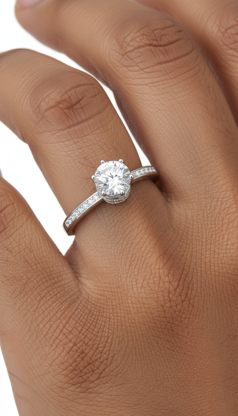 Glittrande Juvelring