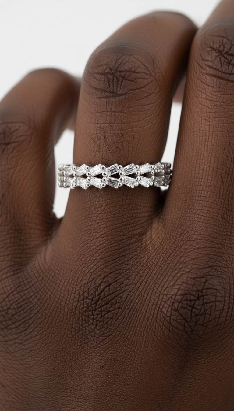 Glittrande Kaskadring